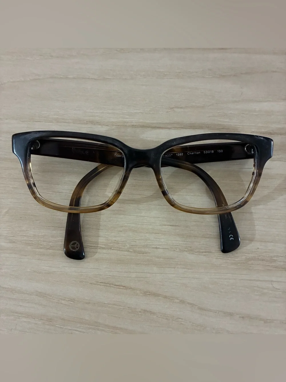 Paul Smith Charlton Glasses FRAME Only Tortoise-Shell Ombré Acetate PM8207